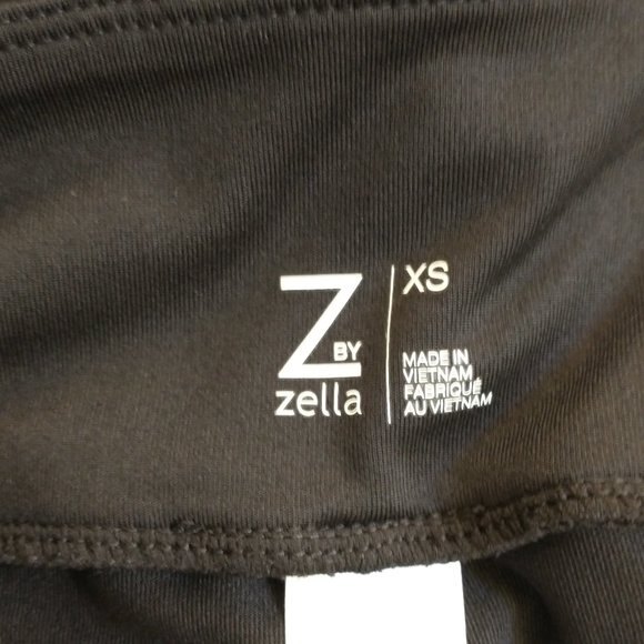 Zella Black Ruffled Mini Skort XS Athletic Tennis Golf Activewear Skirt Stretch - Picture 6 of 10